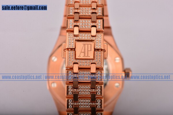 Audemars Piguet Royal Oak Chronograph 41MM Watch 1:1 Replica Rose Gold 15400OR.OO.1220OR.02fdc (EF)